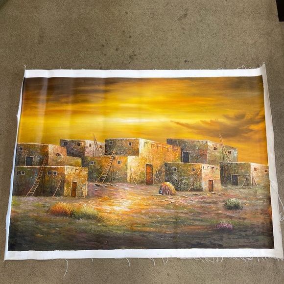24 x 36 inches abstract oil painting
